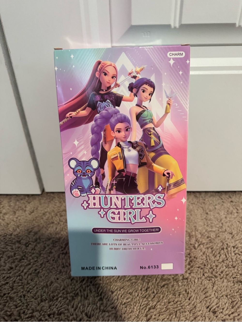 KPOP Demon Hunters Rumi Singing Doll – Music 5D Eyes Purple Hair Boxed Figure - Picture 10 of 11
